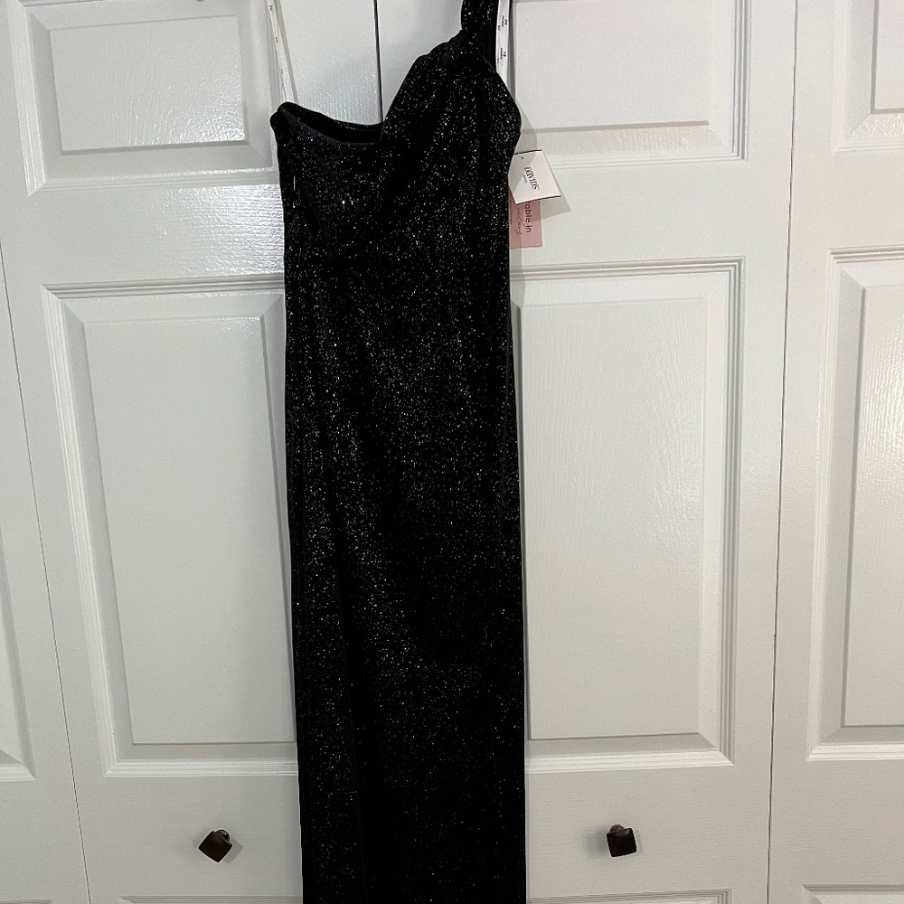 Black classy long gown